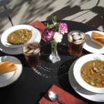 Lentil & Sausage Soup with Crusty Bread