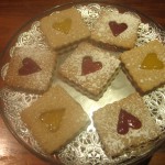 Pecan Linzer Cookies with Strawberry Filling