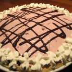 Raspberry Cream Pie with Chocolate Ganache
