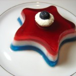 Red, White and Blue Jello Star