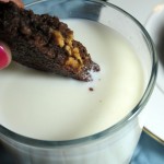 Dipping a Chocolate Cookie into milk