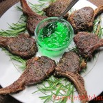 Rosemary Lamb Lollipops with Mint Jelly