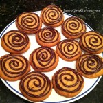 Peanut Butter Cookies with Chocolate Swirl