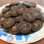 Plate of Chocolate Cookies Bites