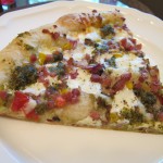 Slice of Prosciutto Pesto Pizza
