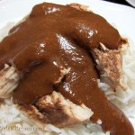 Mole Sauce over Chicken with Rice